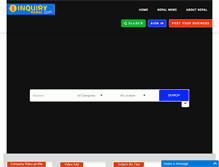 Tablet Screenshot of inquirynepal.com